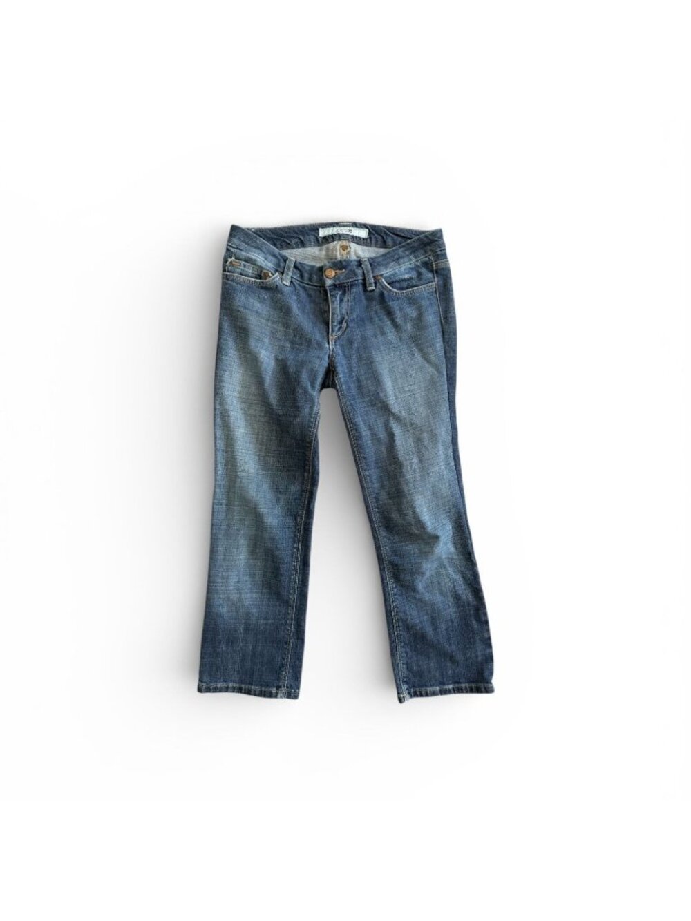 JOES Women's Medium Wash Cotton Blend Crop Jeans Size 28